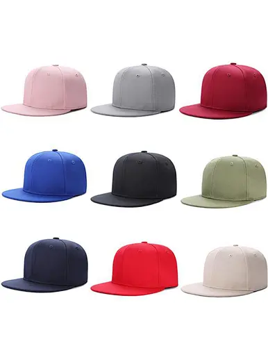 Blank Nylon Snapback Hat