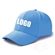 Custom cotton embroidered 6 panel baseball caps