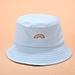 Printed Embroidery Dye Bucket Hat