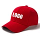 Custom cotton embroidered 6 panel baseball caps