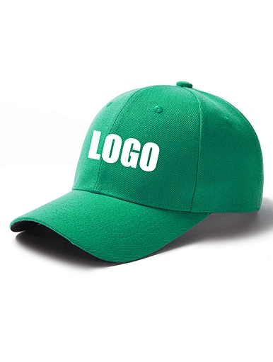 Custom cotton embroidered 6 panel baseball caps