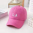 3D letter embroidery baseball hat