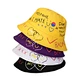 Customized new graffiti fisherman hat women's printed 100% cotton breathable hat bucket hat wholesale