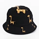 cheetah print bucket hat