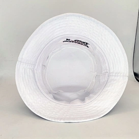bucket hats with company logo