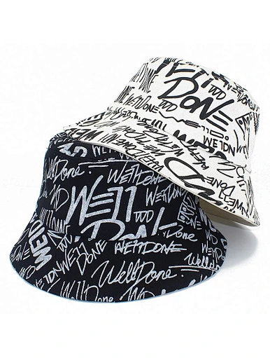 full printing bucket hat