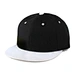 black and white snapback hat