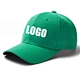 baseball cap with logos