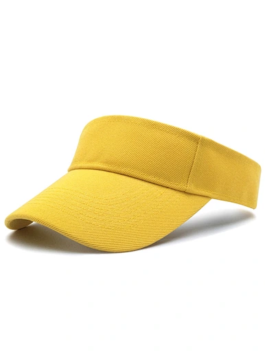 yellow sun visor