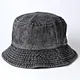 washed cotton bucket caps