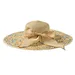 women's straw visor