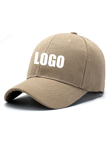 baseball cap with logos