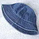 washed cotton bucket caps