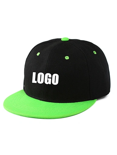 green underbrim snapback hat