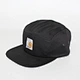woven tag snapback hat