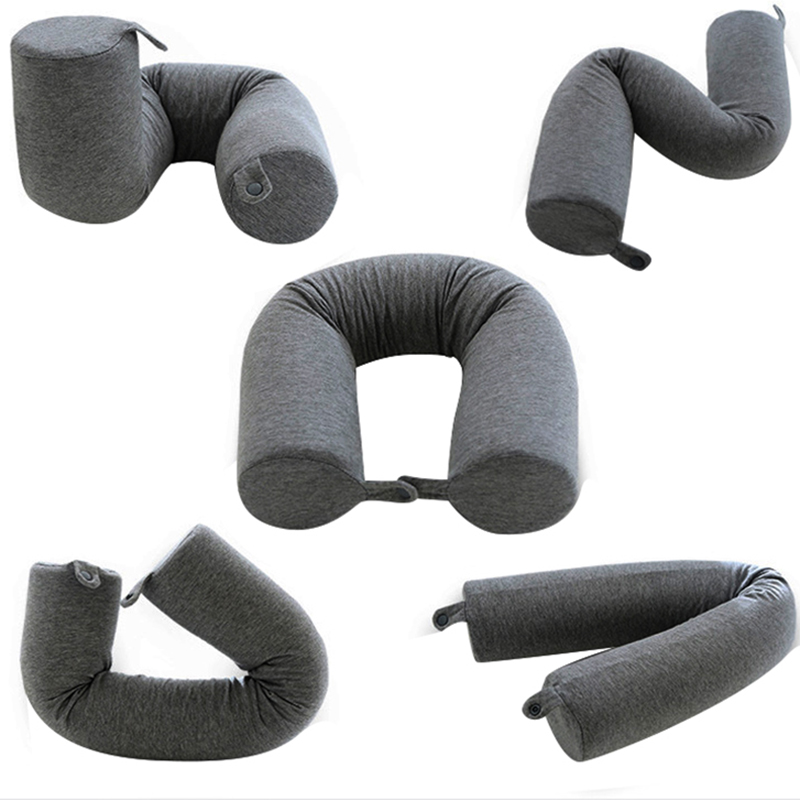 WATOWER New Folding Patented Wholesale travel neck roll pillow memory foam