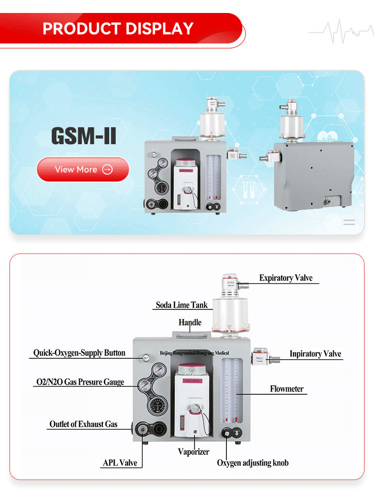 Portable Anesthesia Machine gsm-ii product display