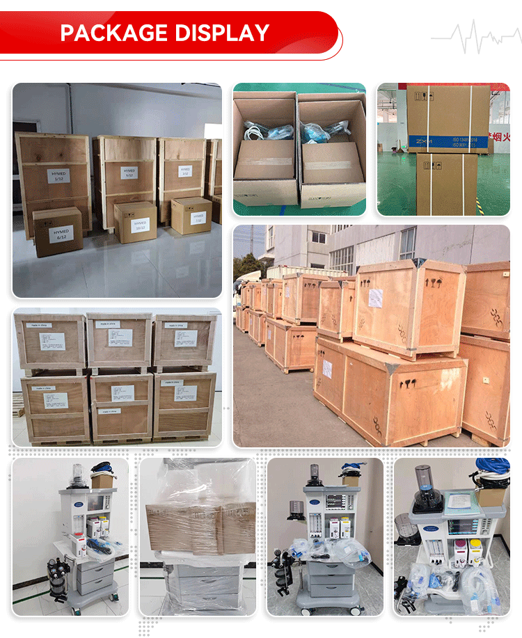 Anesthesia Machine packing display