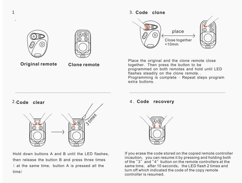 multi frequency remote control duplicator