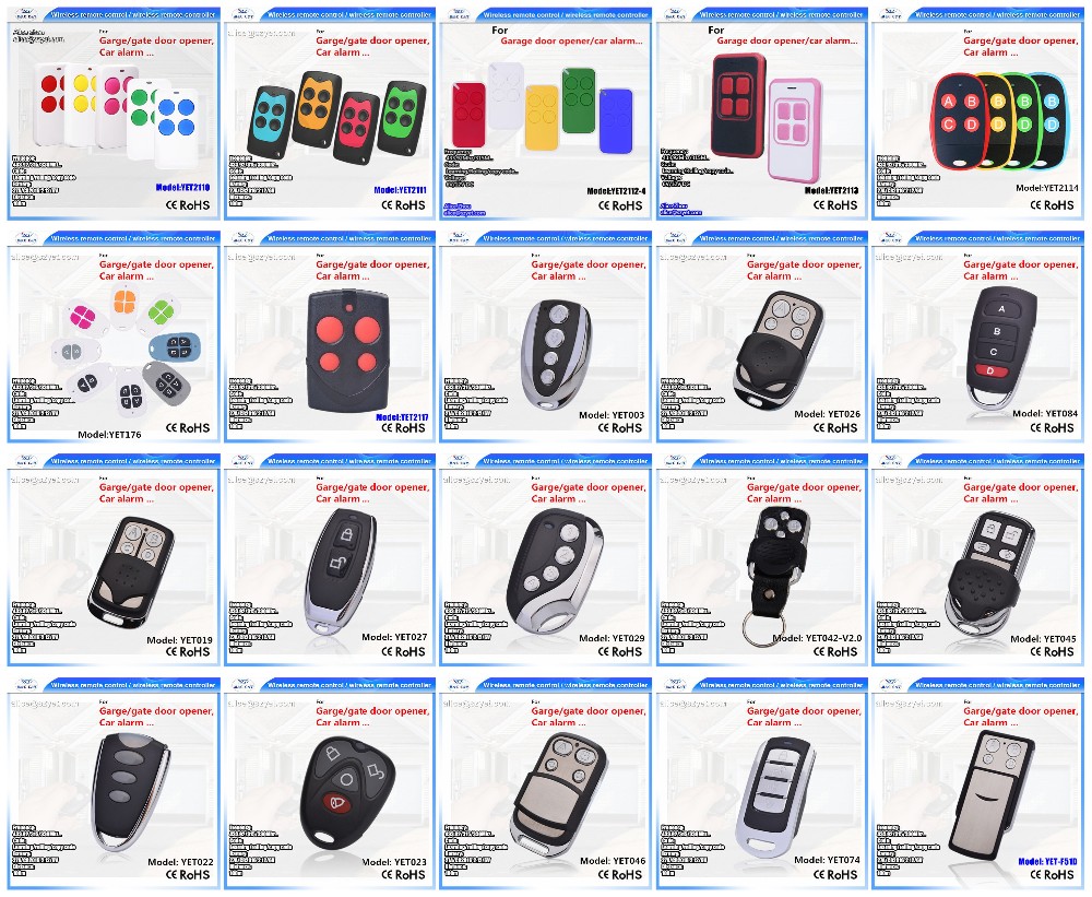 433mhz remote control universal