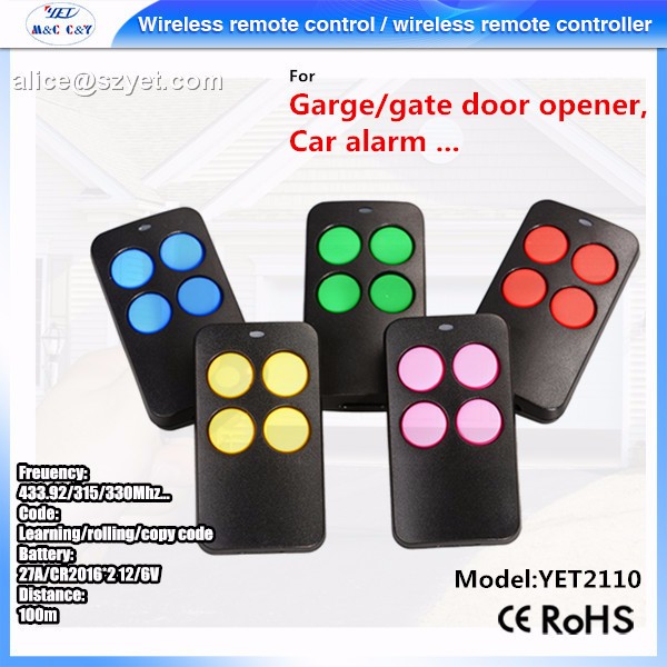 universal remote control 433mhz