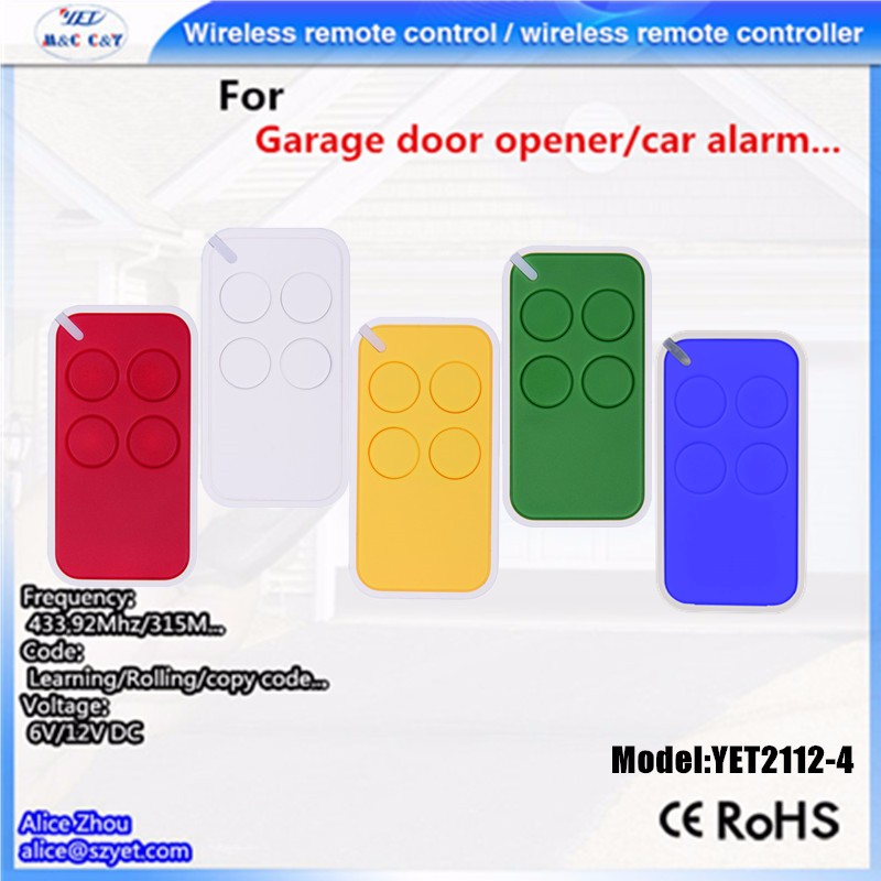 universal remote control 433mhz