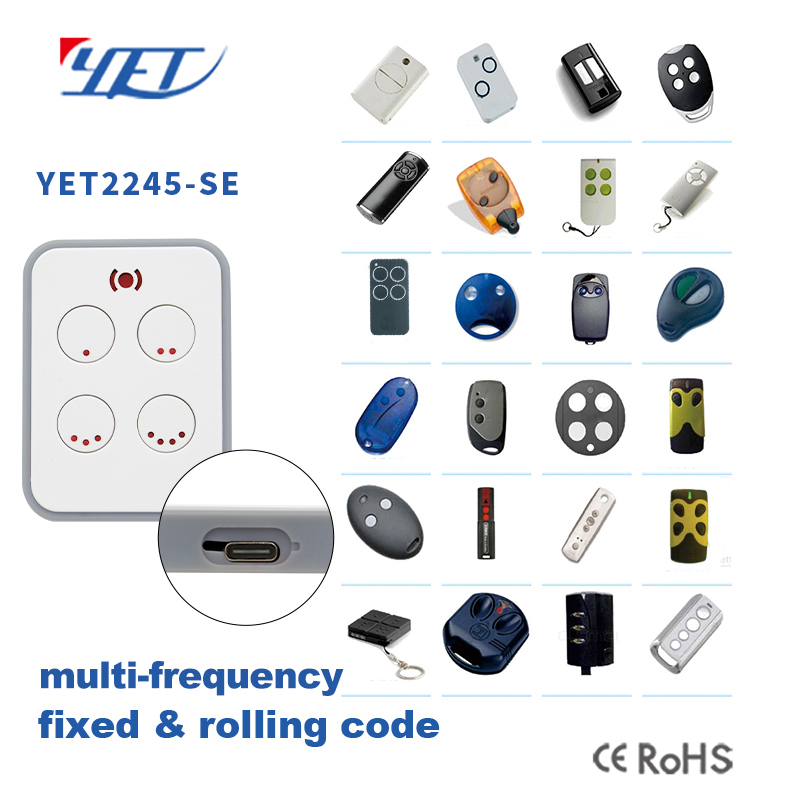 multi requency fixed&rolling code remote control