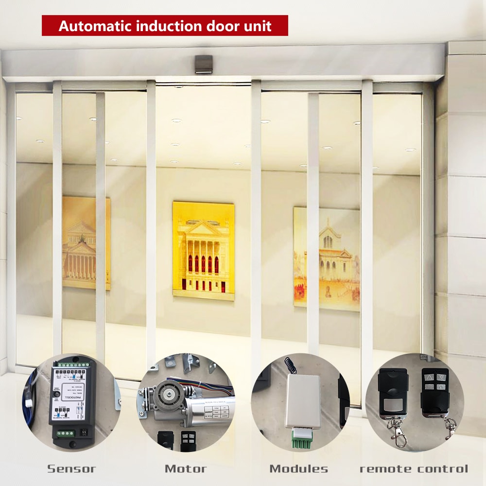Automatic Glass Door Receiver Module with Transmitter