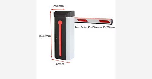 LED Lighted Barrier Gate Arms