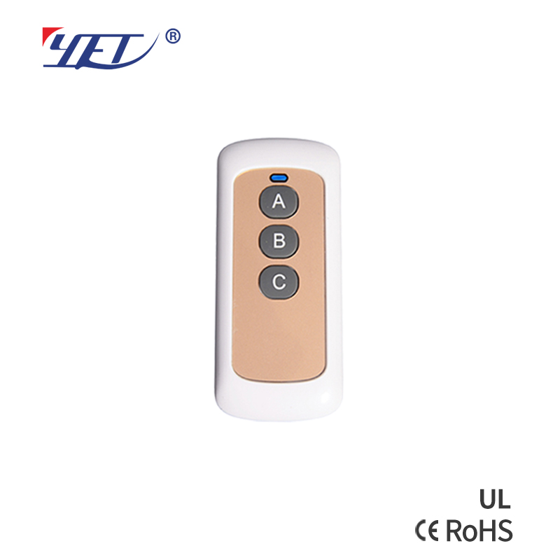 Long-Distance 433mhz 3 buttons wireless universal garage door opener remote control YET185