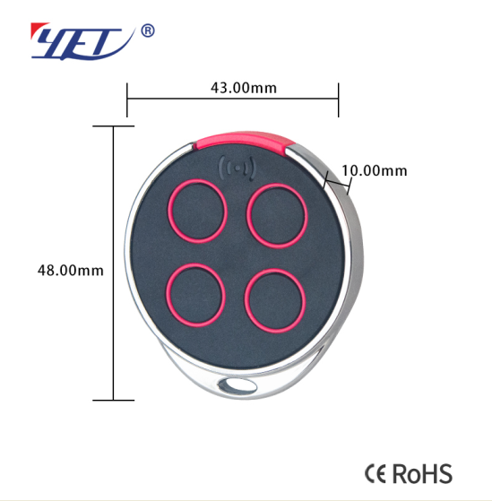 Wireless Remote Control Transmitter Size