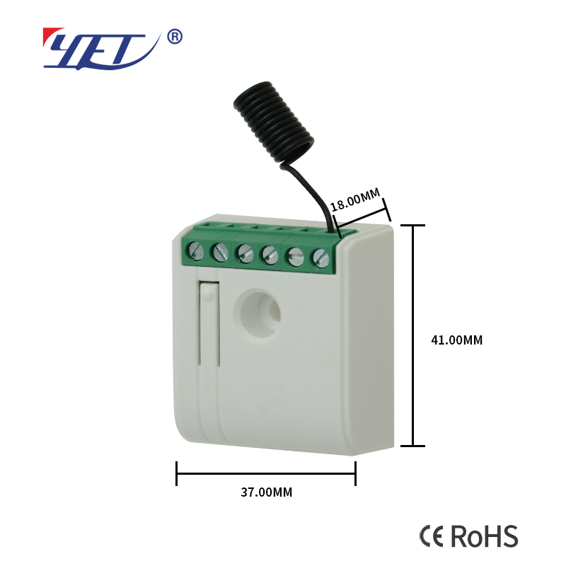 rf receiver size