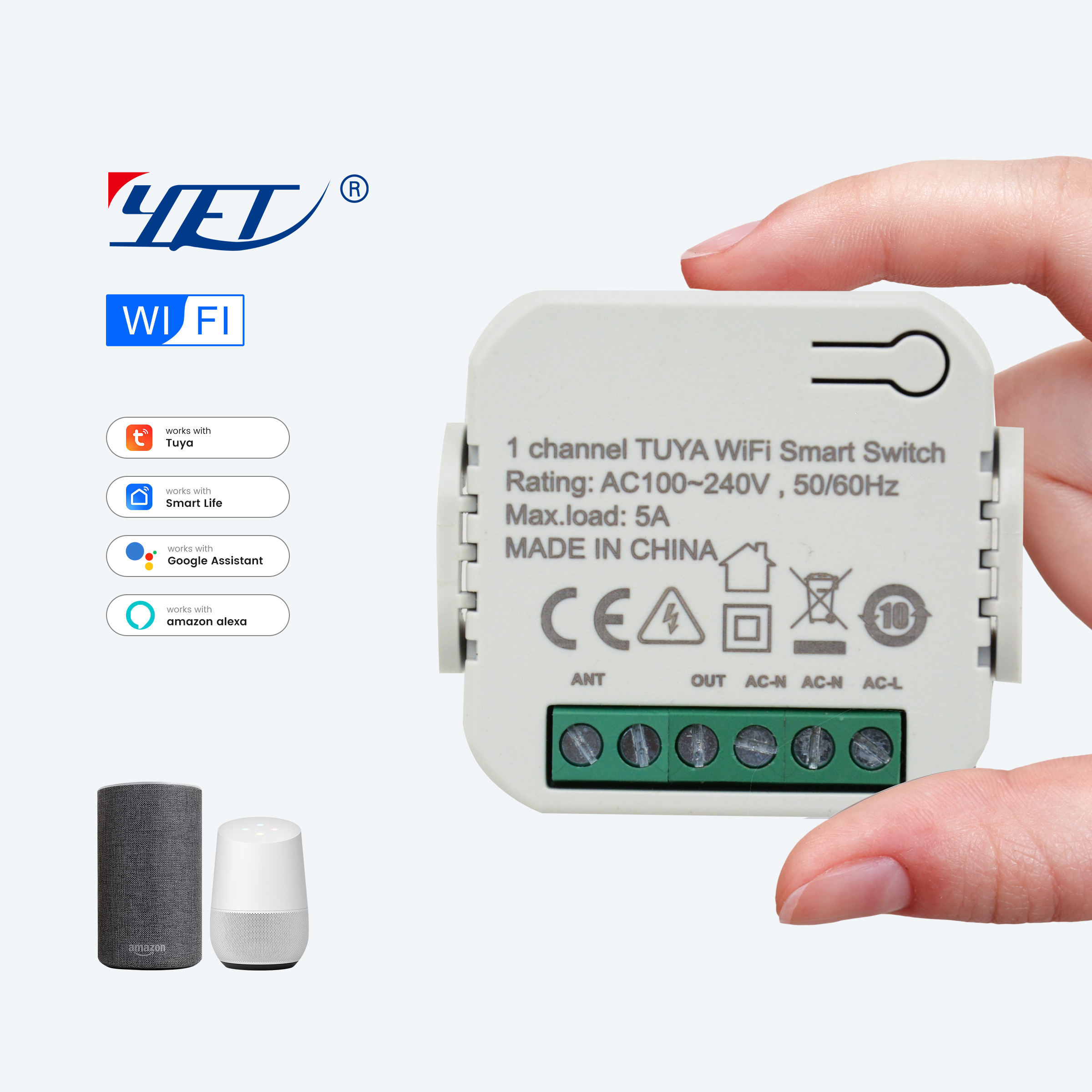 TUYA APP smart home universal 1-channel receiver