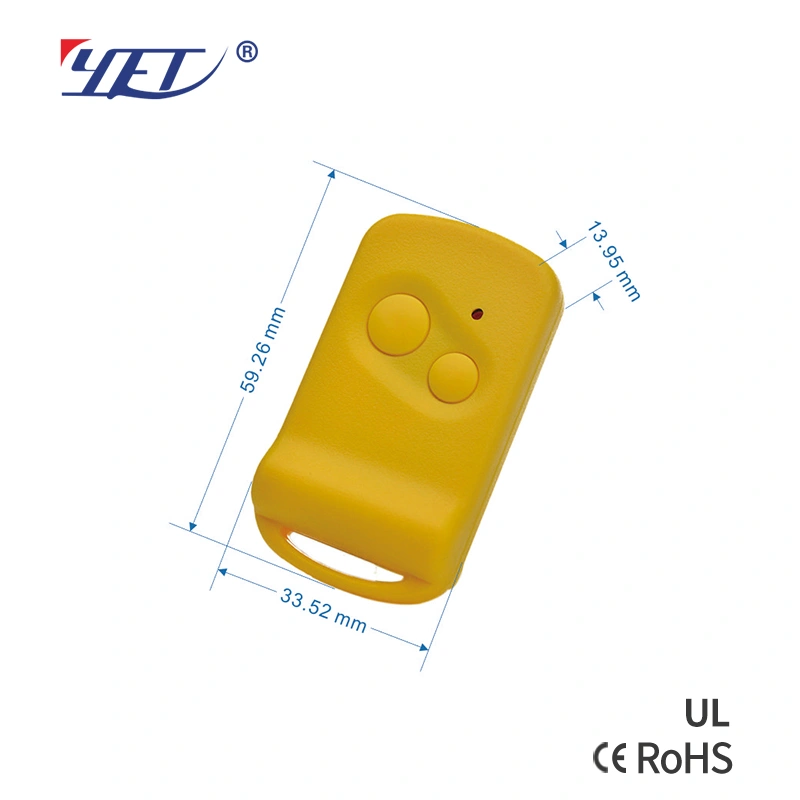 YET096 Shenzhen yaoertai wireless remote 2 channel rf remote control