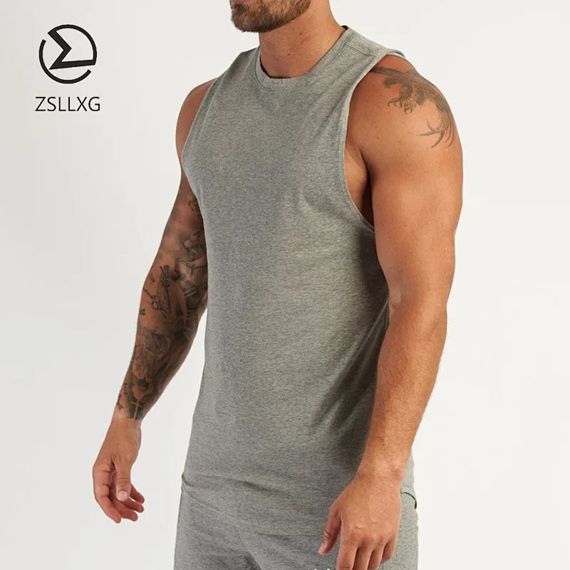Custom Printed Gym Wear Man Sports Tank Top Men Stylish Gym Singlet