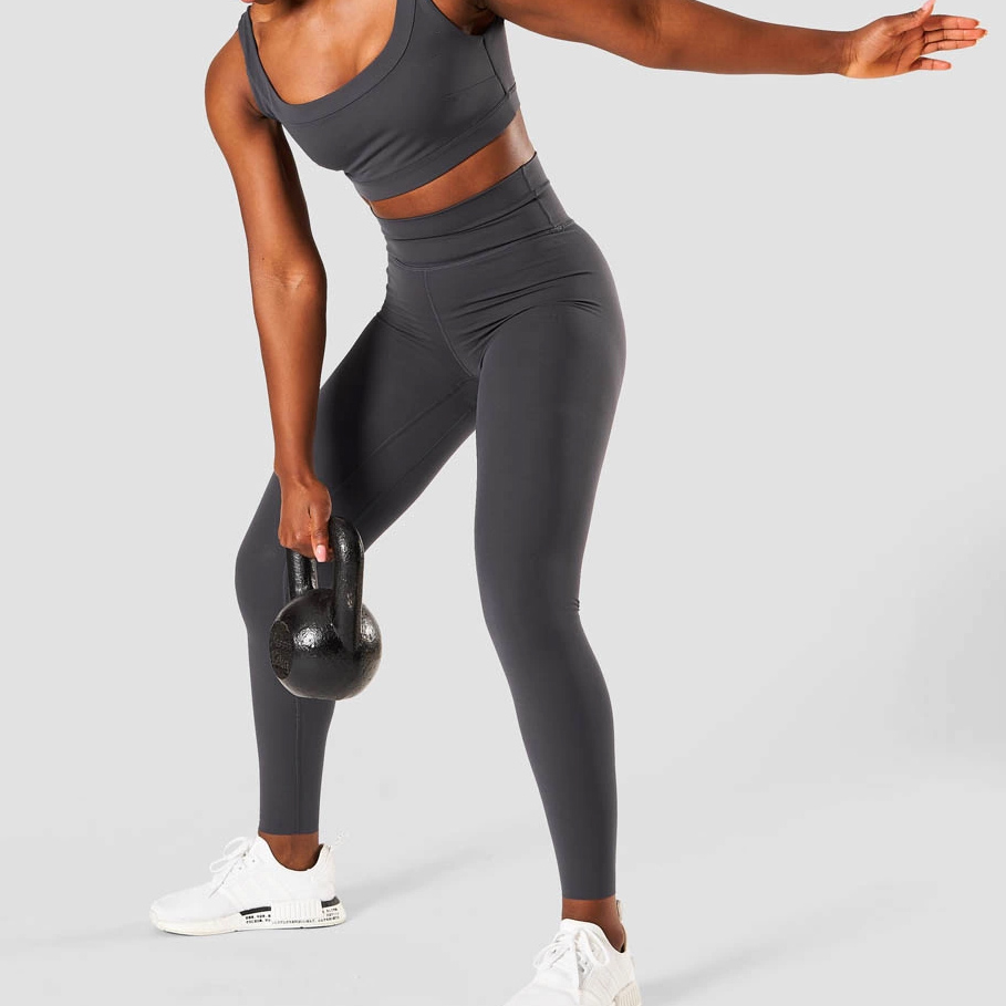 New Arrival Custom Fitness High Waisted Workout Leggings Yoga Set Women Sport Yoga Set
