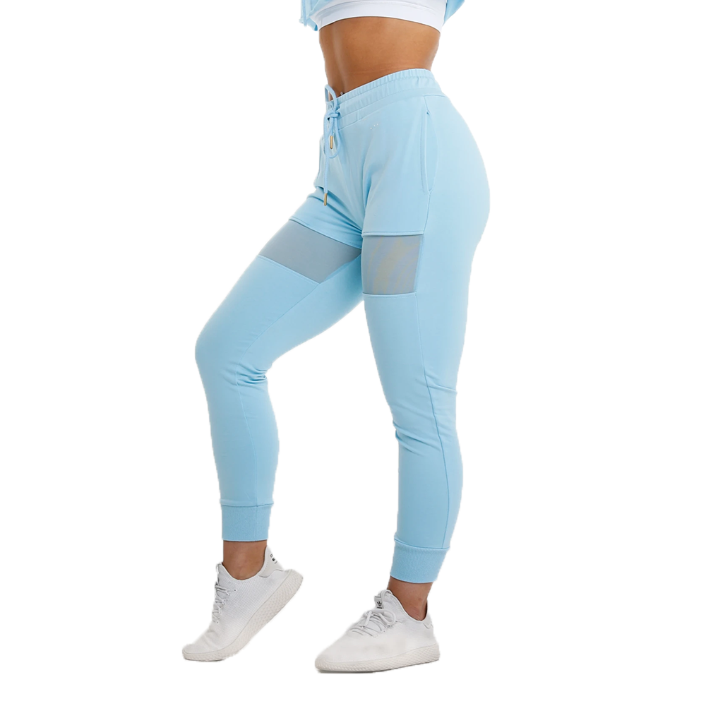 Custom Women Slim Fit Running Gym Active Mesh Jogger