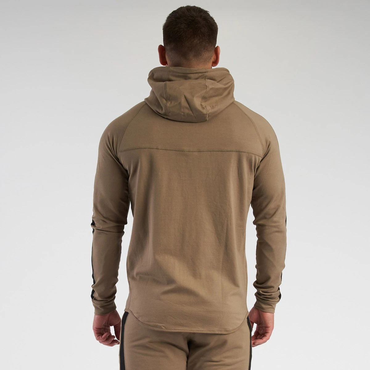 OEM Wholesale Zip Up Workout Sport Sweatshirts Autumn Men Gym Running Track Hoodie