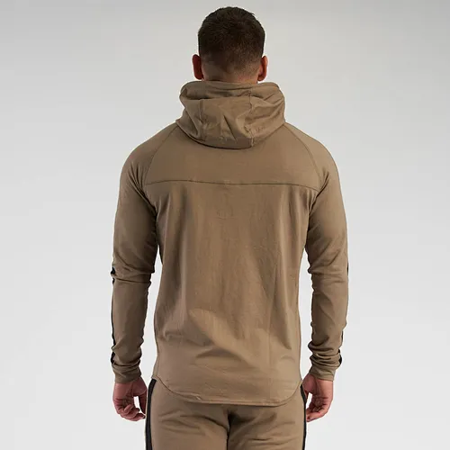 OEM Wholesale Zip Up Workout Sport Sweatshirts Autumn Men Gym Running Track Hoodie