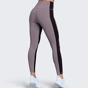 Custom Contrast Colored Leggings Wholesale Ladies Compression Yoga Pants
