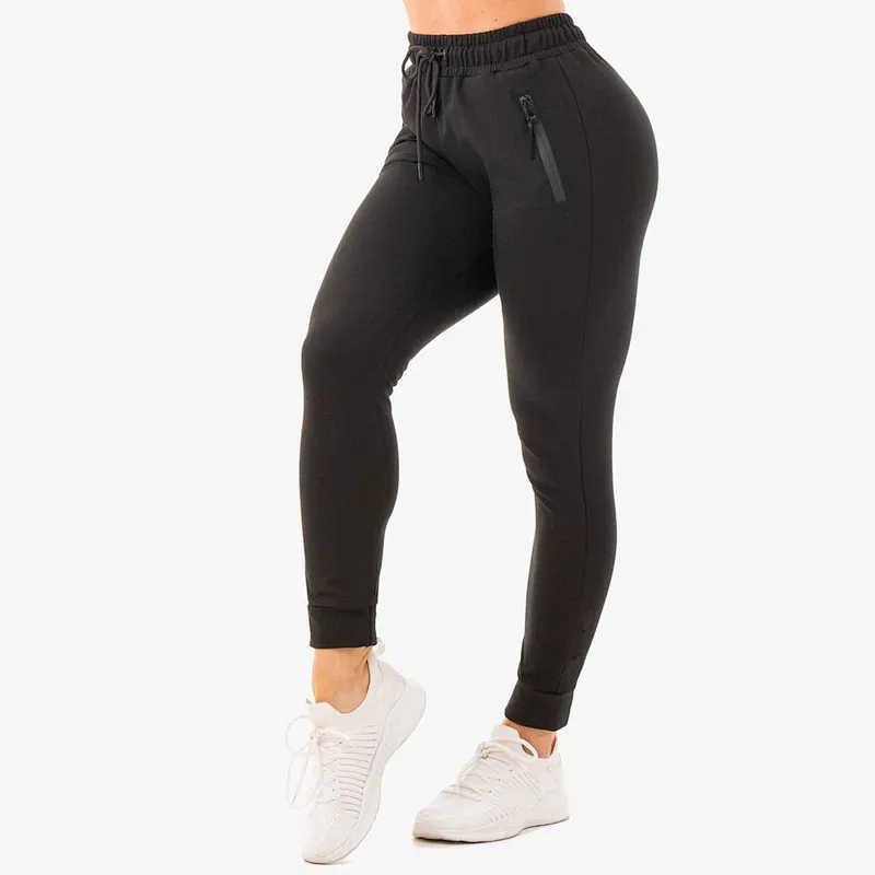 High Quality Women Custom Design Sweat Jogger With Zipper Pocket