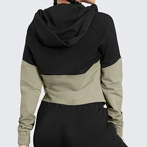 Custom Women Oversized Plain Full Zip Hoodies