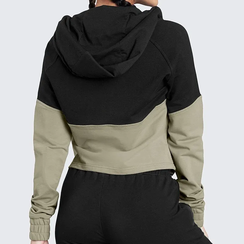 Custom Women Oversized Plain Full Zip Hoodies