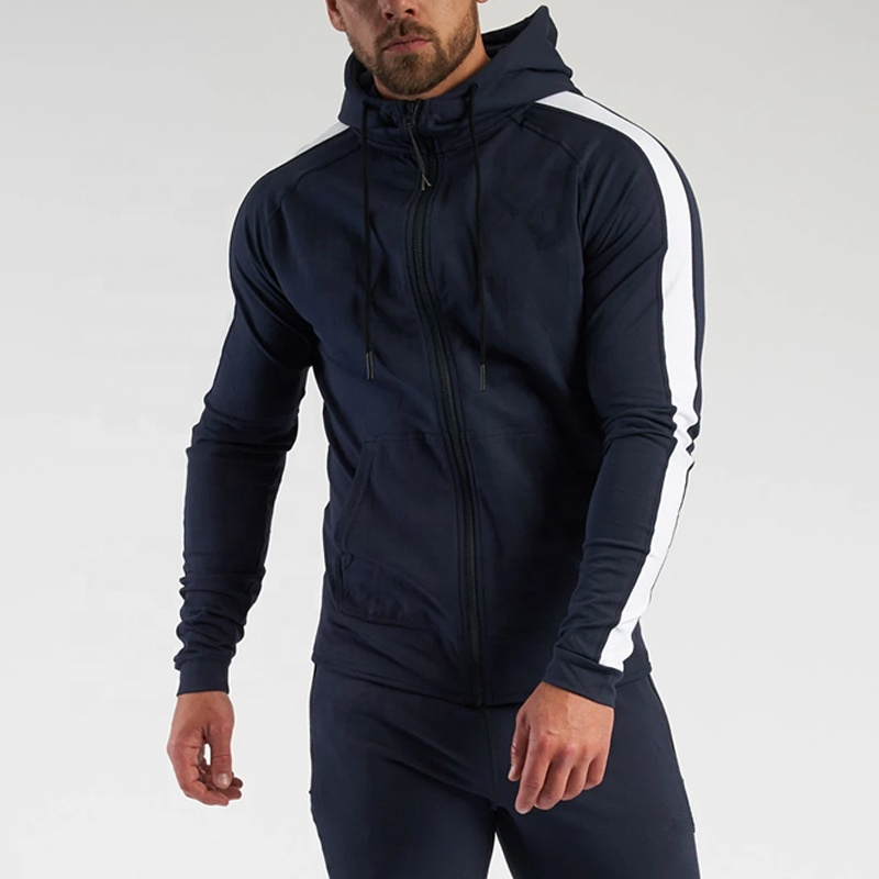 Fashion Mens Custom Logo Zipper Hoodies Tech Fleece Sportswear Hoodie