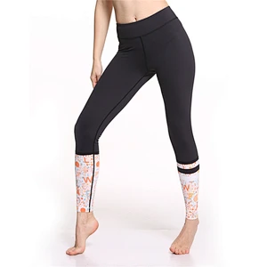 Custom Design Womens Gym Leggings Customize Contrast Color