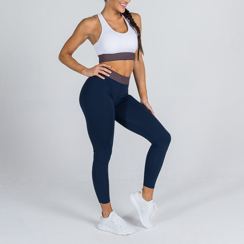 Custom Women High Waist Fitness Gym Wear Workout Suit Sport Bra And Shorts Yoga Set