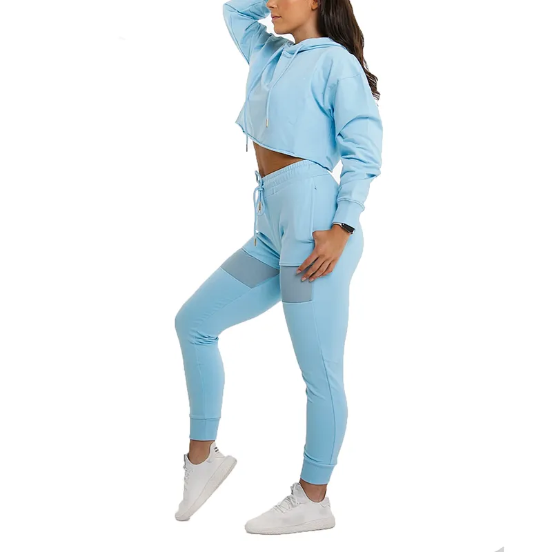 Custom Women Slim Fit Running Gym Active Mesh Jogger