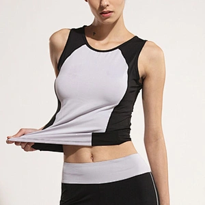 Womens Fitted Tank Top Customized Yoga Tank Top Sleeveless Activewear