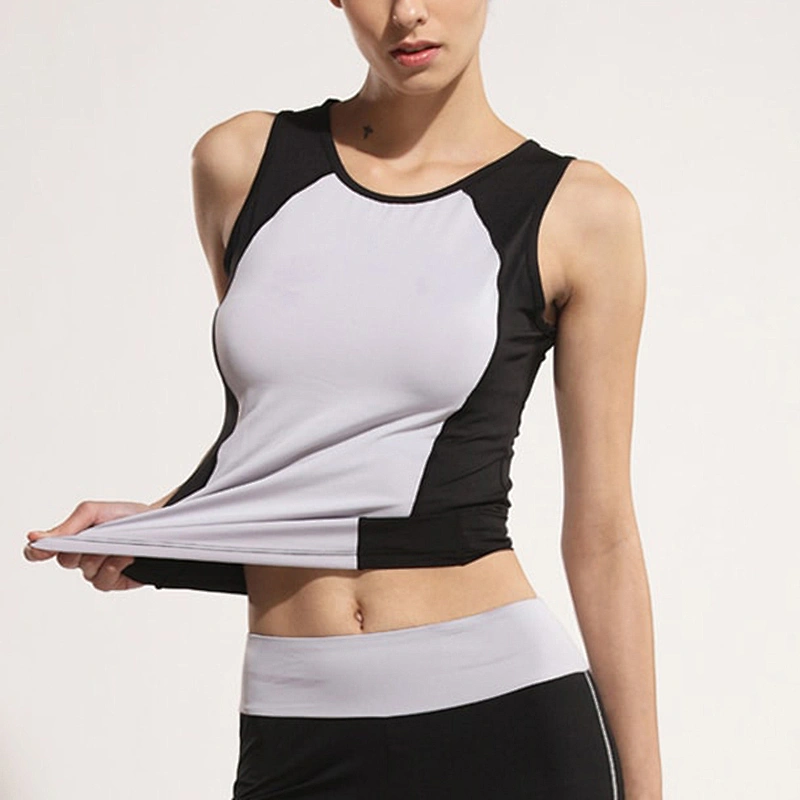 Womens Fitted Tank Top Customized Yoga Tank Top Sleeveless Activewear