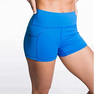 High Waisted Yoga Shorts OEM Design Womens Gym Shorts Wholesale